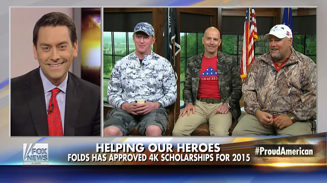 Folds of Honor on Fox and Friends